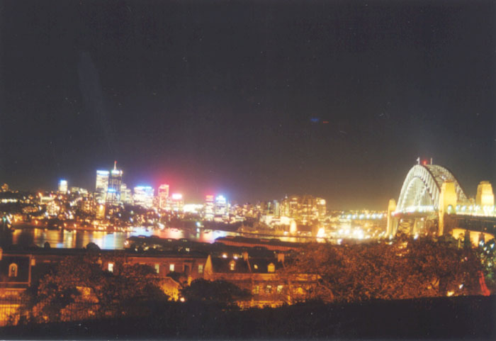 Sydney 천문대에서 본
                      야경